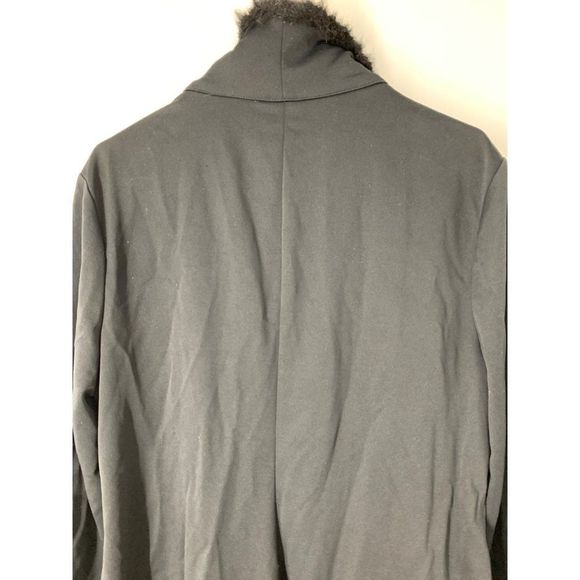 Women Kathie Lee XL VTG 80s evening overcoat black - Picture 9 of 10